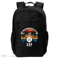 XRP Is My Retirement Plan XRP Ripple Logo XRP Cryptocurrency Backpack thumb 0