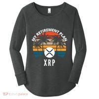 XRP Is My Retirement Plan XRP Ripple Logo XRP Cryptocurrency Women's Perfect Tri Tunic Long Sleeve Shirt thumb 0