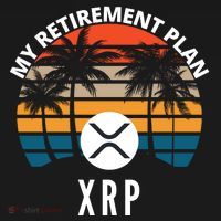XRP Is My Retirement Plan XRP Ripple Logo XRP Cryptocurrency Women's Hoodie thumb 2