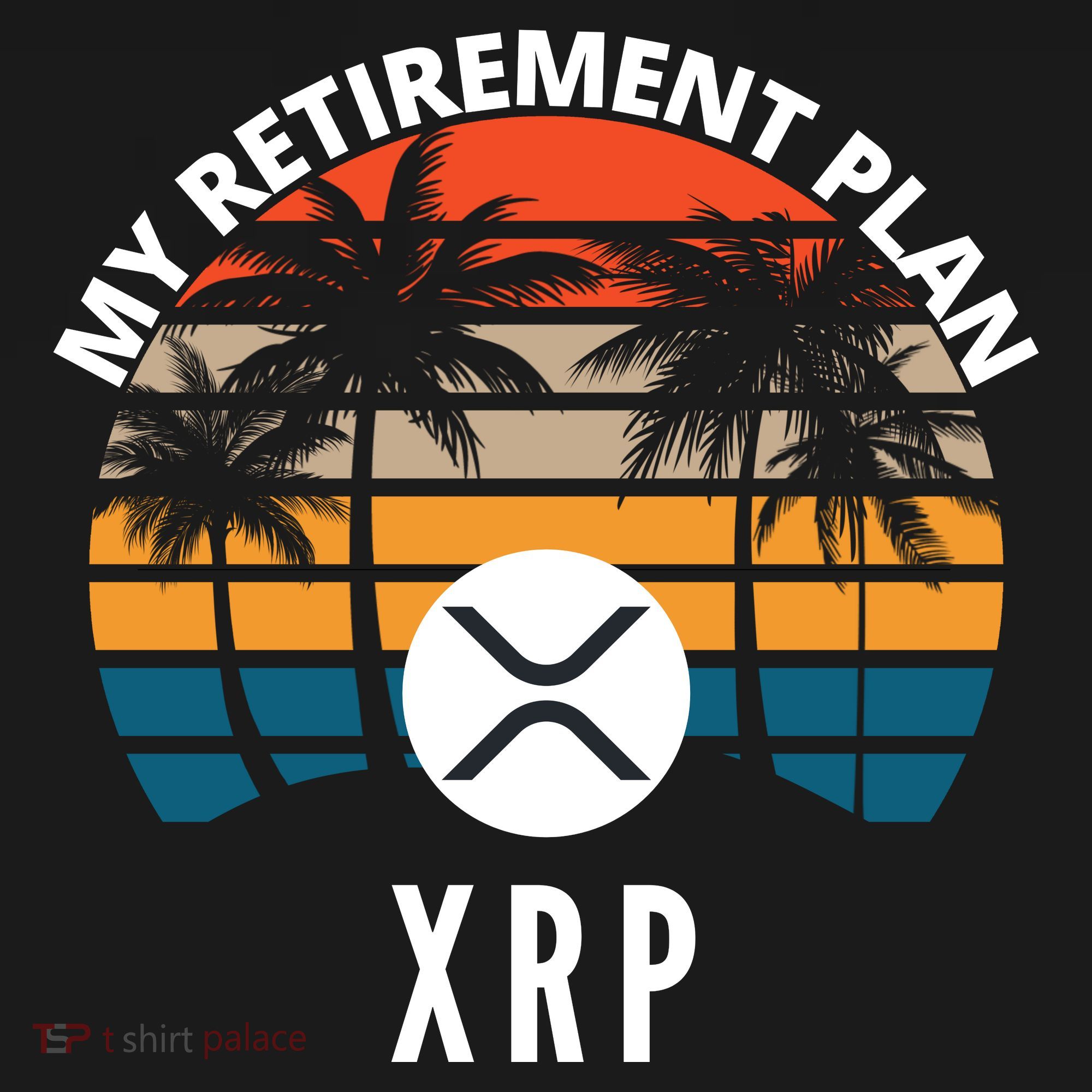 XRP Is My Retirement Plan XRP Ripple Logo XRP Cryptocurrency Women's Hoodie