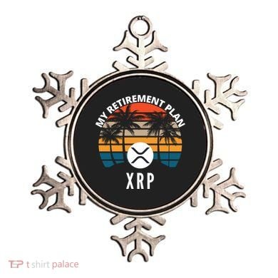 XRP Is My Retirement Plan XRP Ripple Logo XRP Cryptocurrency Ornament