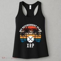 XRP Is My Retirement Plan XRP Ripple Logo XRP Cryptocurrency Women's Tank Top thumb 3