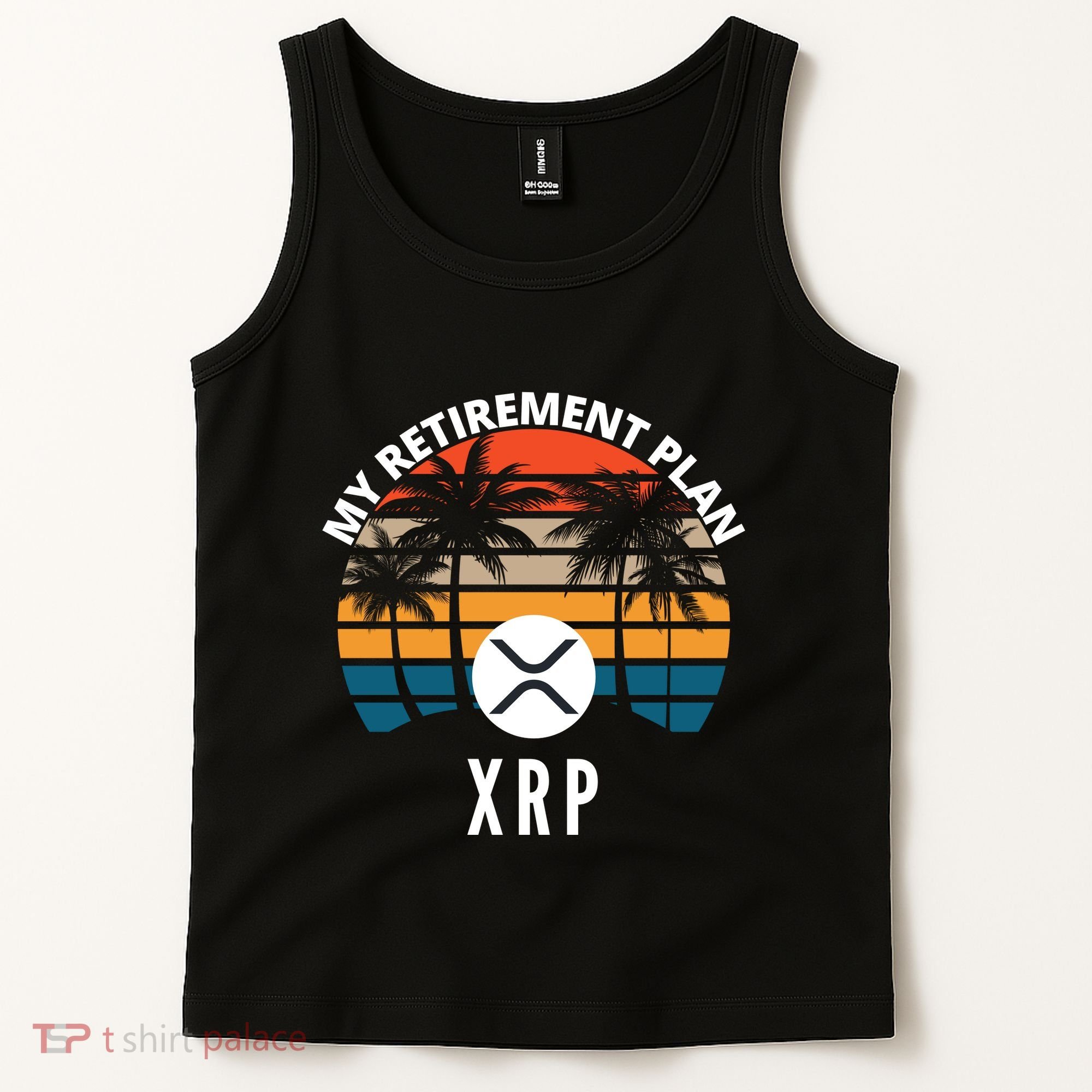 XRP Is My Retirement Plan XRP Ripple Logo XRP Cryptocurrency Tank Top