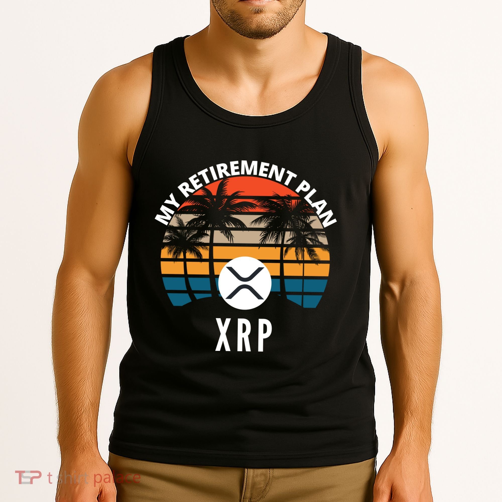 XRP Is My Retirement Plan XRP Ripple Logo XRP Cryptocurrency Tank Top
