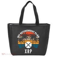XRP Is My Retirement Plan XRP Ripple Logo XRP Cryptocurrency Tote Bag thumb 0