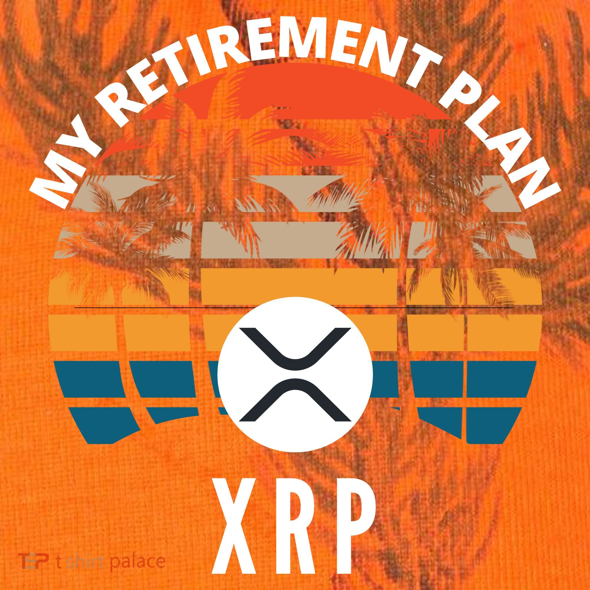 XRP Is My Retirement Plan XRP Ripple Logo XRP Cryptocurrency Kati Licensed 12" Camo Cuffed Beanie