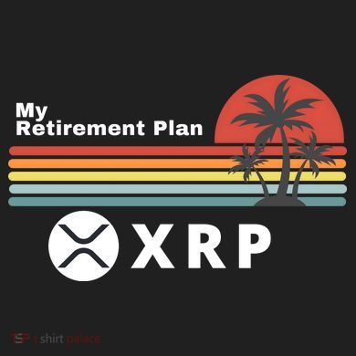 XRP Is My Retirement Plan, XRP Ripple Logo, Cryptocurrency Women's Sweatshirt