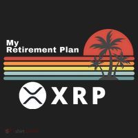 XRP Is My Retirement Plan, XRP Ripple Logo, Cryptocurrency Women's Sweatshirt thumb 2