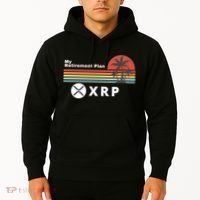 XRP Is My Retirement Plan, XRP Ripple Logo, Cryptocurrency Hoodie thumb 2