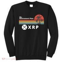 XRP Is My Retirement Plan, XRP Ripple Logo, Cryptocurrency Sweatshirt thumb 0