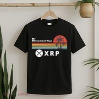 XRP Is My Retirement Plan, XRP Ripple Logo, Cryptocurrency T-Shirt thumb 2