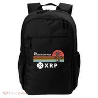 XRP Is My Retirement Plan, XRP Ripple Logo, Cryptocurrency Backpack thumb 0