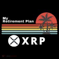 XRP Is My Retirement Plan, XRP Ripple Logo, Cryptocurrency Mousepad thumb 1