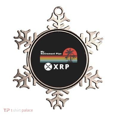 XRP Is My Retirement Plan, XRP Ripple Logo, Cryptocurrency Ornament