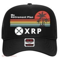 XRP Is My Retirement Plan, XRP Ripple Logo, Cryptocurrency Hat thumb 0