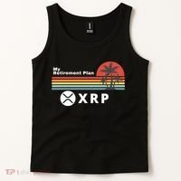 XRP Is My Retirement Plan, XRP Ripple Logo, Cryptocurrency Tank Top thumb 2