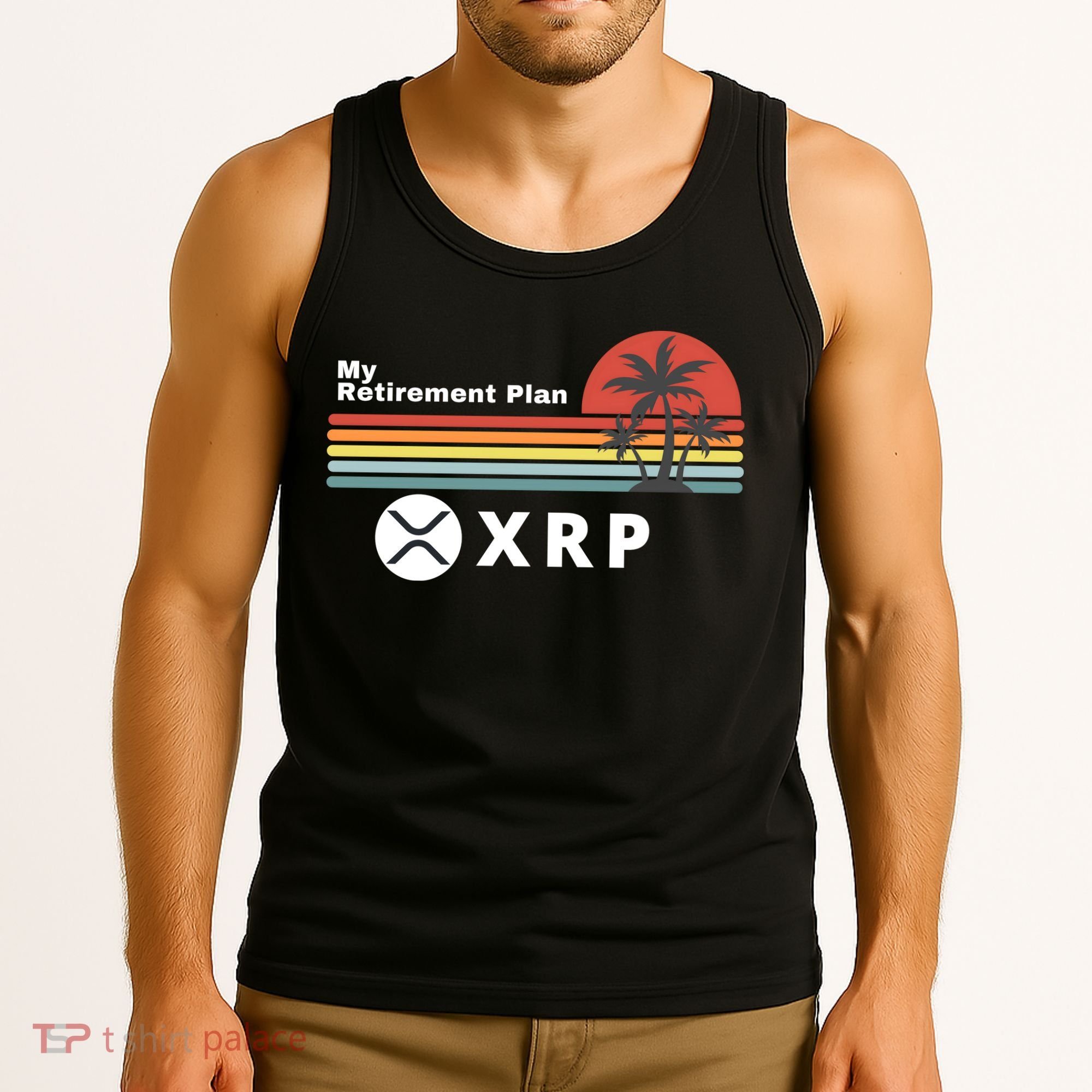 XRP Is My Retirement Plan, XRP Ripple Logo, Cryptocurrency Tank Top