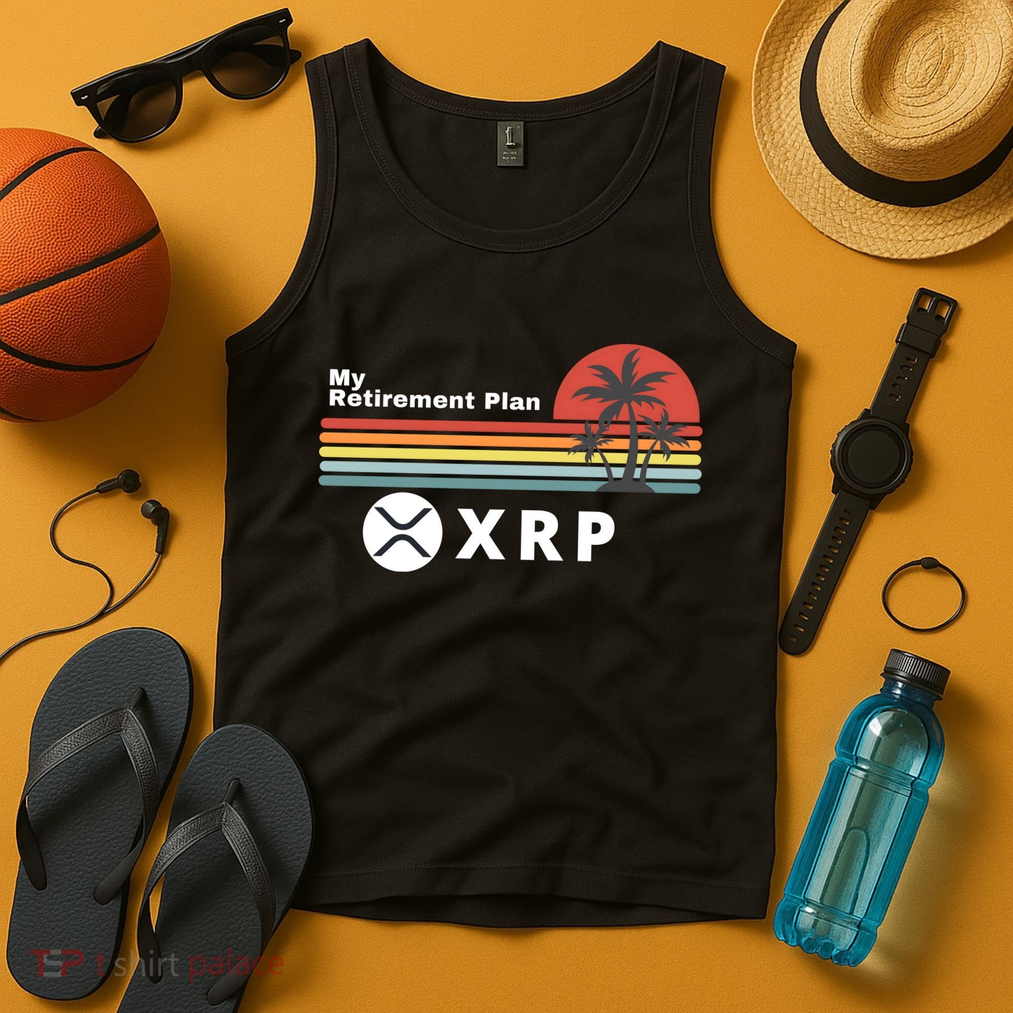 XRP Is My Retirement Plan, XRP Ripple Logo, Cryptocurrency Tank Top