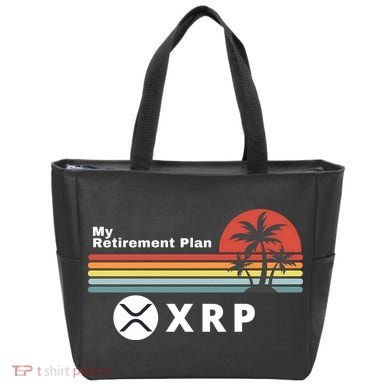 XRP Is My Retirement Plan, XRP Ripple Logo, Cryptocurrency Tote Bag