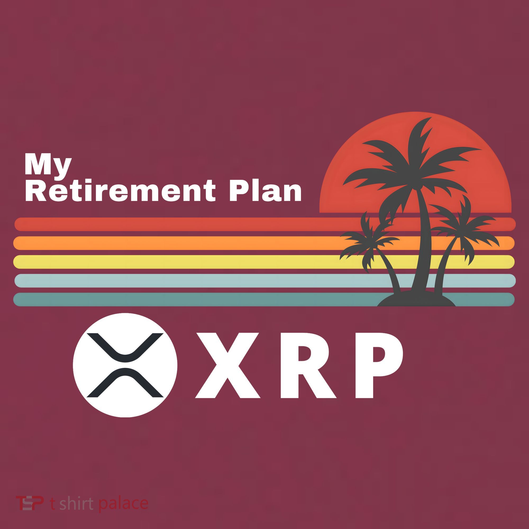 XRP Is My Retirement Plan, XRP Ripple Logo, Cryptocurrency 16oz Travel Tumbler