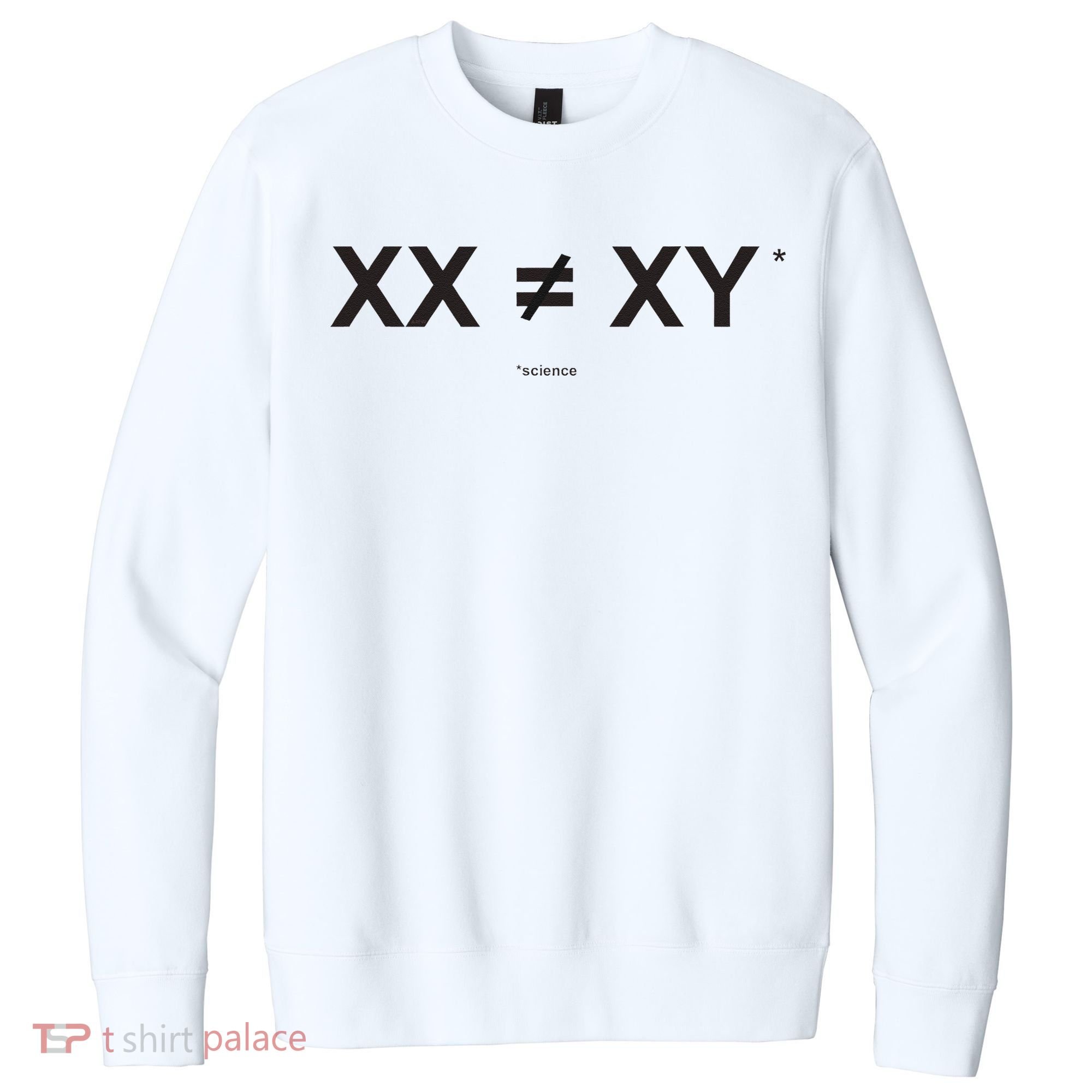 XX Is Not The Same As XY Science (Genetics Chromasome) (C) V.I.T. Fleece Crew Sweatshirt