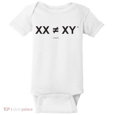 XX Is Not The Same As XY Science (Genetics Chromasome) (C) Baby Bodysuit