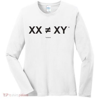 XX Is Not The Same As XY Science (Genetics Chromasome) (C) Women's Long Sleeve Shirt