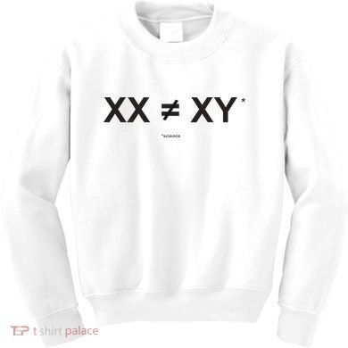 XX Is Not The Same As XY Science (Genetics Chromasome) (C) Kids Sweatshirt