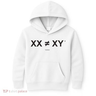 XX Is Not The Same As XY Science (Genetics Chromasome) (C) Kids Hoodie