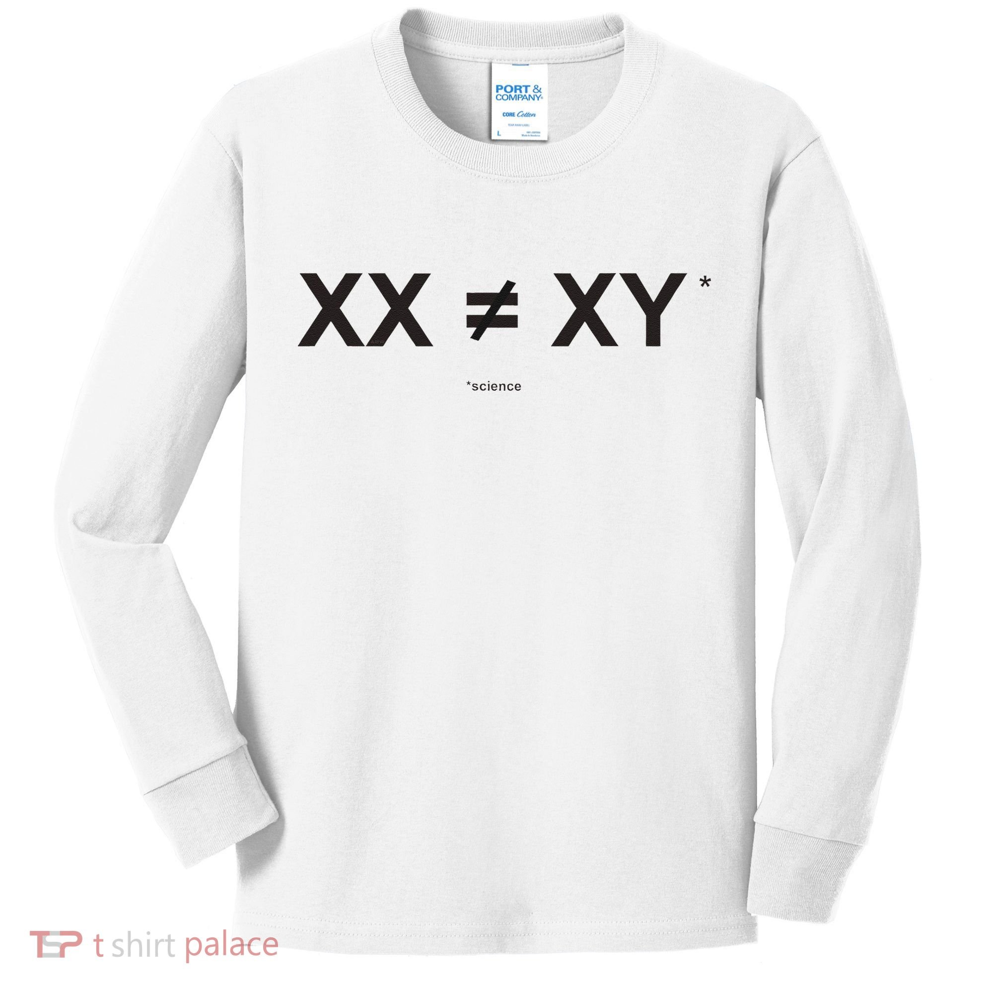 XX Is Not The Same As XY Science (Genetics Chromasome) (C) Kids Long Sleeve Shirt
