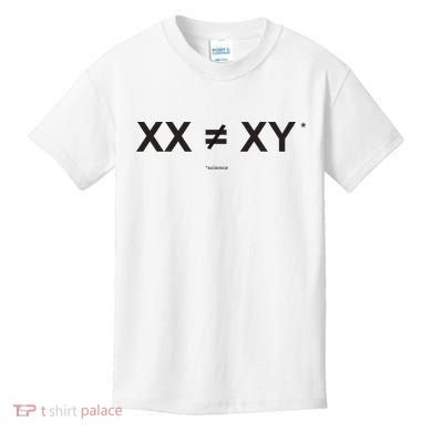 XX Is Not The Same As XY Science (Genetics Chromasome) (C) Kids T-Shirt
