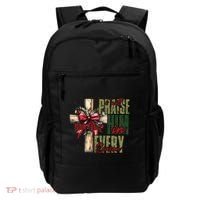 Xmas I Will Praise Him In Every Season Psalm 1462 Backpack thumb 0