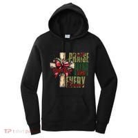 Xmas I Will Praise Him In Every Season Psalm 1462 Women's Hoodie thumb 0