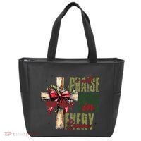 Xmas I Will Praise Him In Every Season Psalm 1462 Tote Bag thumb 0