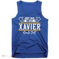Xavier Keep Calm And Let Xavier Handle That Gift Tank Top thumb 0