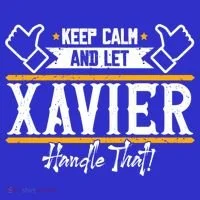 Xavier Keep Calm And Let Xavier Handle That Gift Kids Hoodie thumb 5