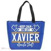 Xavier Keep Calm And Let Xavier Handle That Gift Tote Bag thumb 0