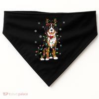 Xmas Lighting Reindeer Hat Bernese Mountain Dog Christmas Gift USA-Made Doggie Bandana thumb 0