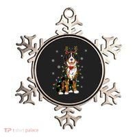 Xmas Lighting Reindeer Hat Bernese Mountain Dog Christmas Gift Ornament thumb 0