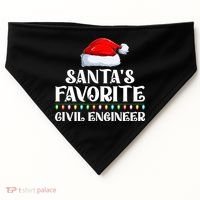 Xmas Lights SantaS Favorites Civil Engineer Christmas Gift USA-Made Doggie Bandana thumb 0