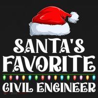 Xmas Lights SantaS Favorites Civil Engineer Christmas Gift Women's Hoodie thumb 2