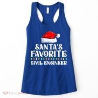 Xmas Lights SantaS Favorites Civil Engineer Christmas Gift Women's Tank Top thumb 0