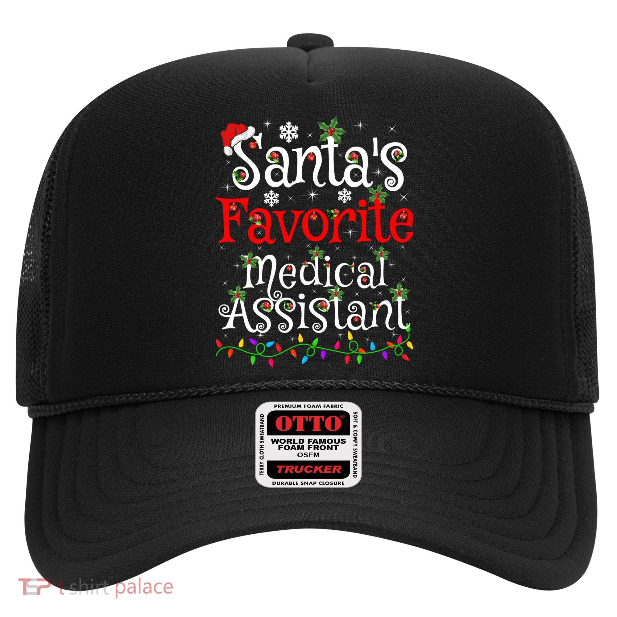 Xmas Lighting SantaS Favorite Medical Assistant Christmas Gift Hat