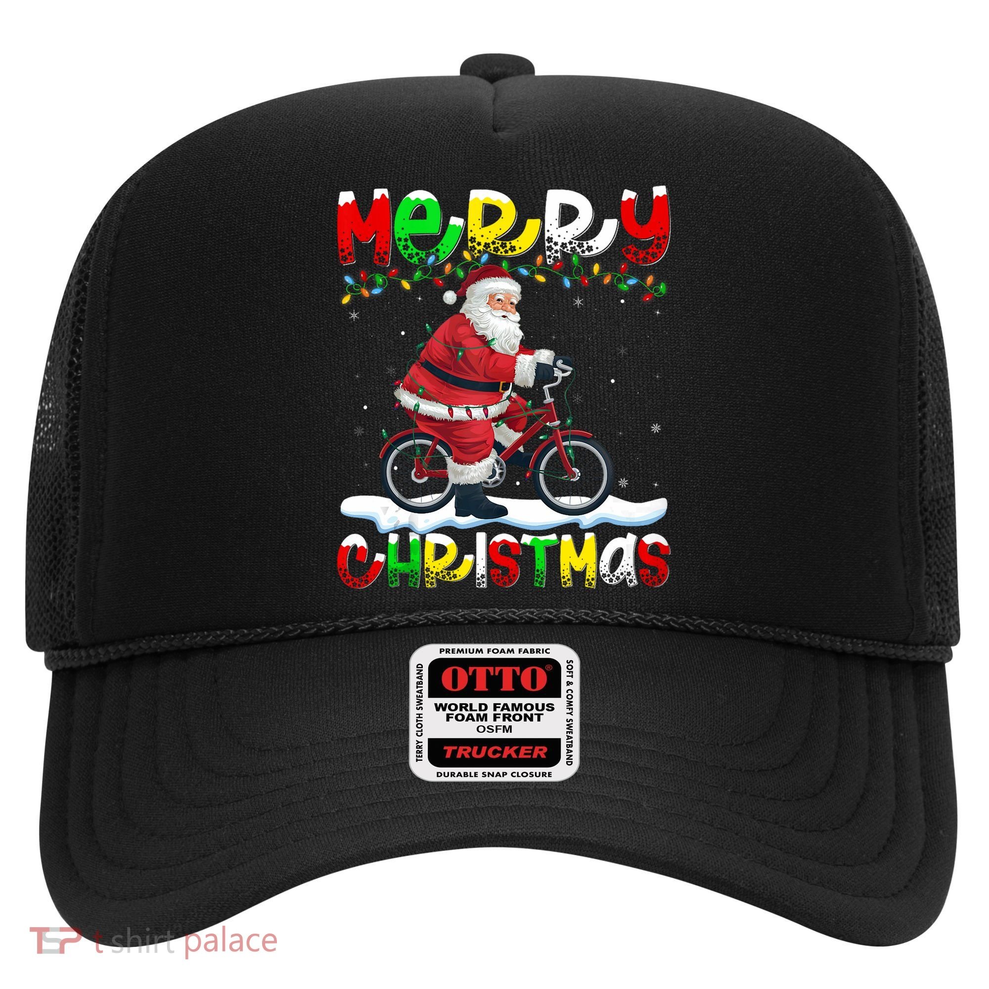 Xmas Lighting Santa Cycling Merry Christmas Hat