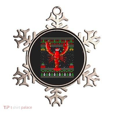 Xmas Lights Ugly Style Santa Lobster Fish Christmas Gift Ornament