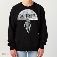 Xrp Moon Astronaut Ripple Cryptocurrency Graphic Cute Gift Women's Sweatshirt thumb 0