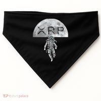 Xrp Moon Astronaut Ripple Cryptocurrency Graphic Cute Gift USA-Made Doggie Bandana thumb 0