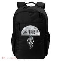 Xrp Moon Astronaut Ripple Cryptocurrency Graphic Cute Gift Backpack thumb 0