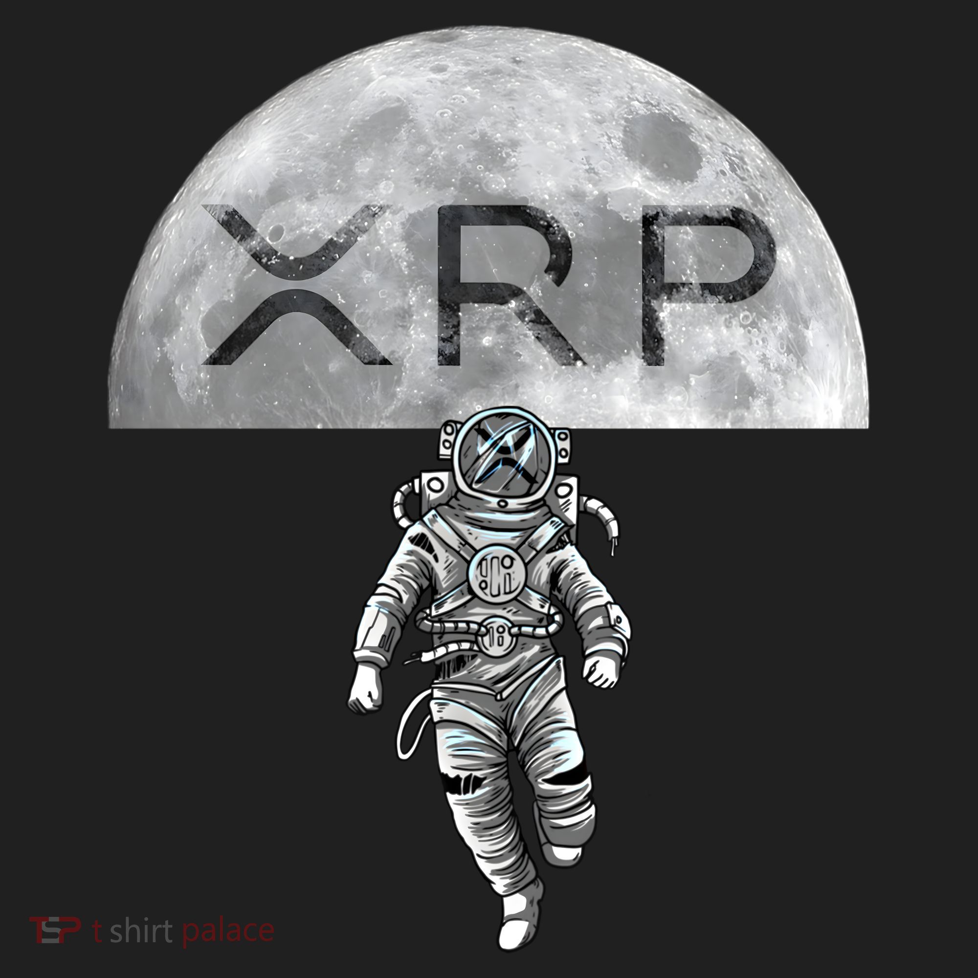 Xrp Moon Astronaut Ripple Cryptocurrency Graphic Cute Gift Beanie
