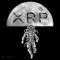 Xrp Moon Astronaut Ripple Cryptocurrency Graphic Cute Gift Women's Hoodie thumb 2